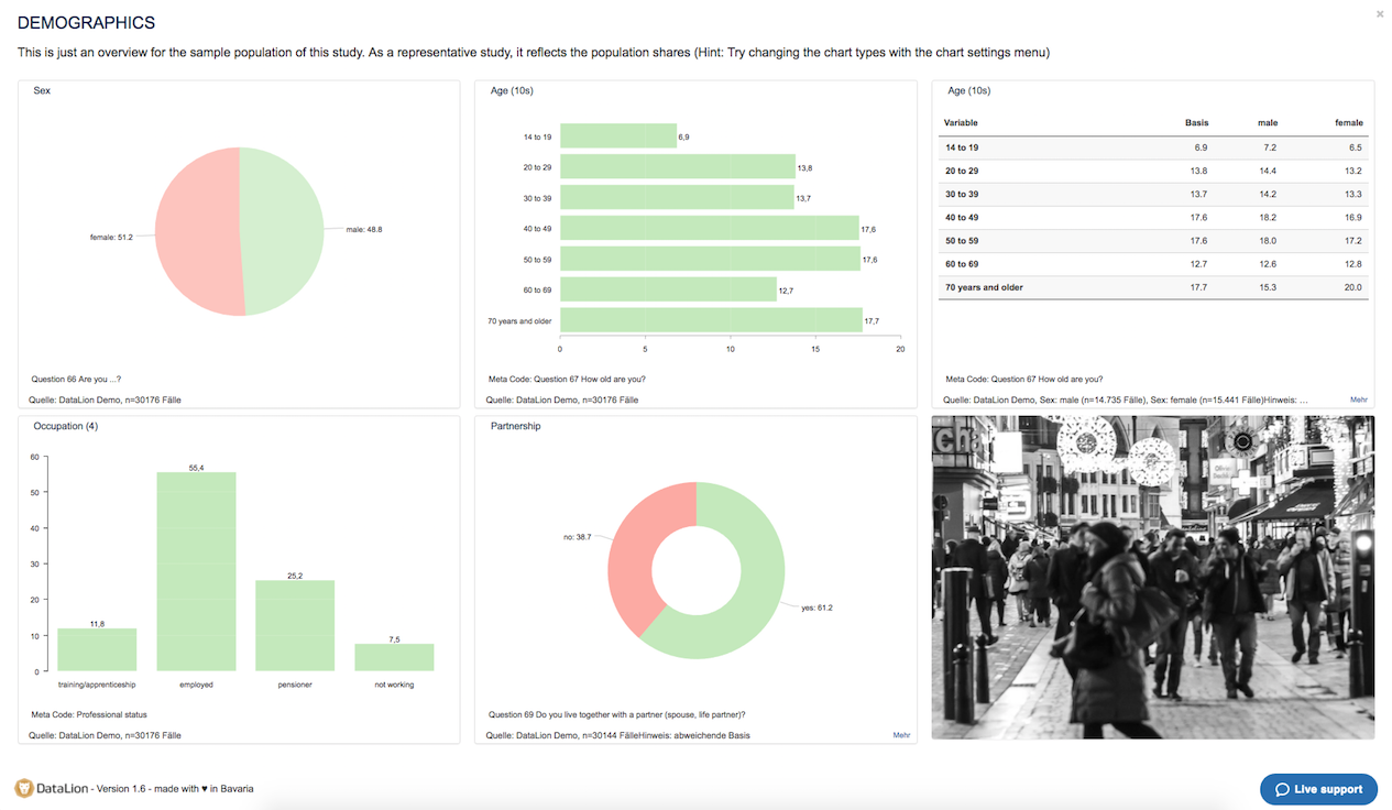 DataLion Dashboard for Human Resources, HR dashboard solution